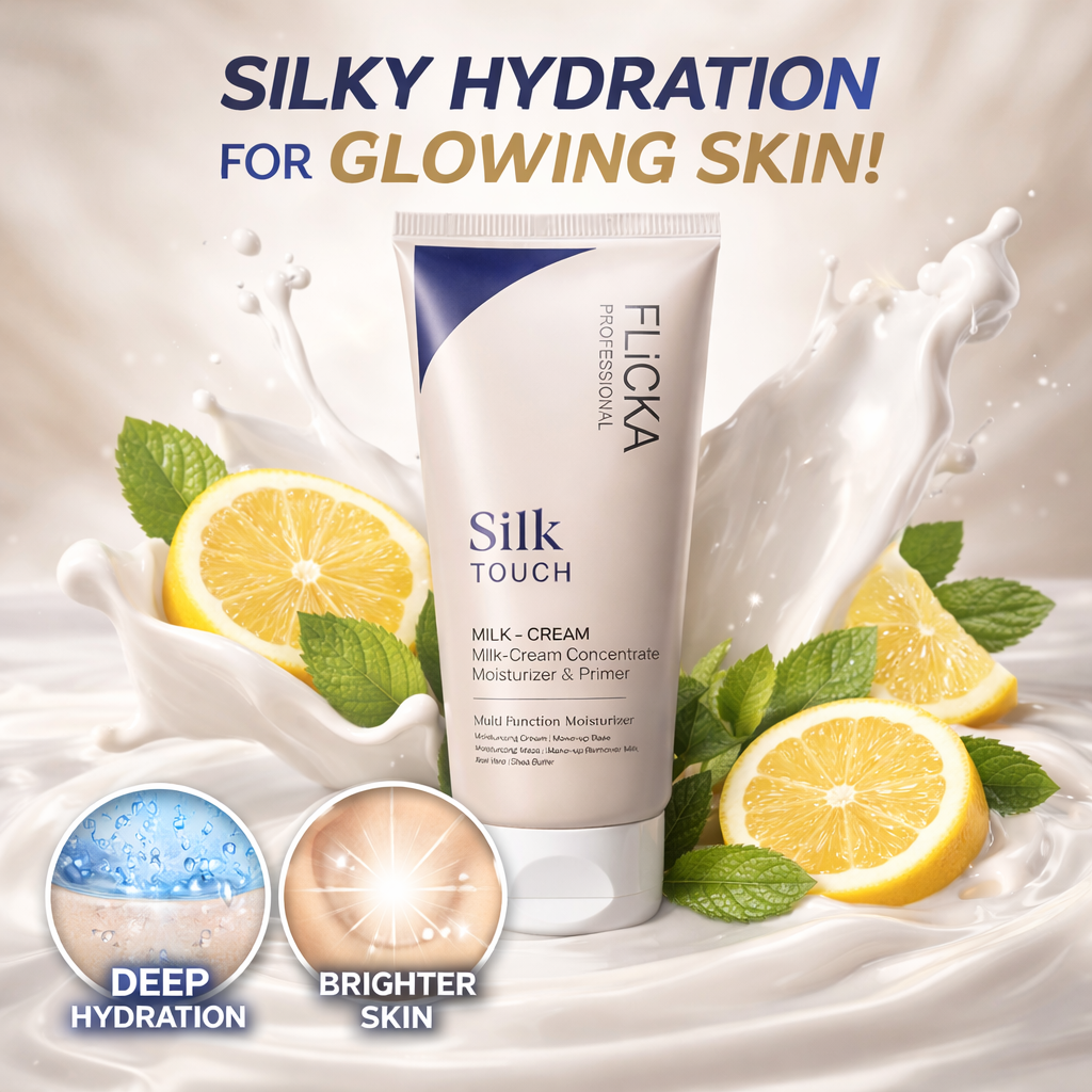 Flicka Silk Touch 3 in 1 Moisturizer + Primer + Makeup base